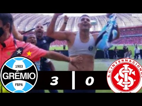 INTERNACIONAL 0 X 3 GRÊMIO/MELHORES MOMENTOS