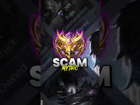 MYTHIC RANK IS A BIG SCAM!  #mobilelegends #mlbb
