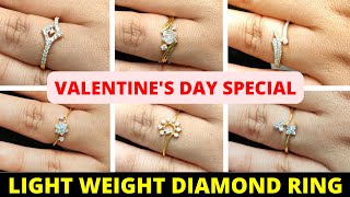 Valentine's Day Special Diamond Ring Design with Price || Platinum Ring Collection || The Bong Duo