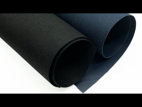 Black dobby pu coated polyester fabric, for bag