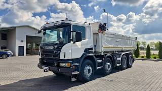Scania P 440 / 8×4 / WYWROTKA 2 STRONNA / HYDROBURTA / BORDMATIC / / E