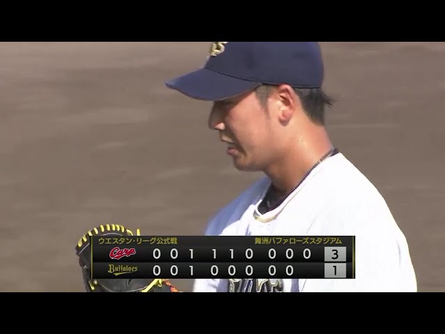 【ファーム】バファローズ・岩本 入団後ファーム初登板で3者凡退に抑える!! 2018/7/20 Bs-C(ファーム)