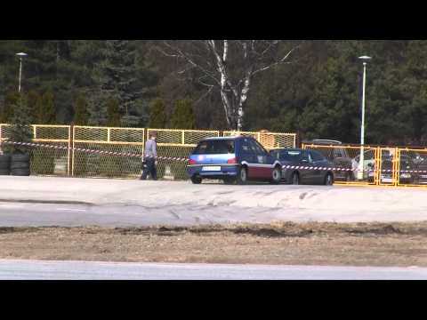 Jakub Siarzewski Peugeot 106 - SuperOES III Runda Tor Kielce 17-03-2012