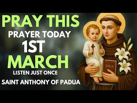 🙏URGENT MIRACULOUS PRAYER TO SAINT ANTHONY OF PADUA FOR FINANCIAL BREAKTHROUGH | PRAY FOR 20 MINUTES