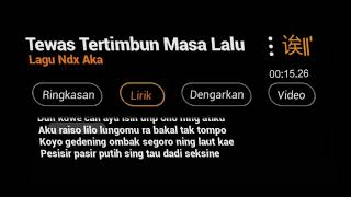 Download lagu Tewas Tertimbun Masa Lalu || lagu Ndx Aka || story wa mp3