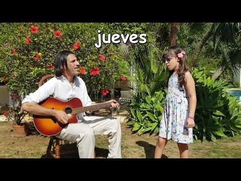 Spanish days of the week song: Días de la semana canción inglés: you sing spanish-you sing and learn