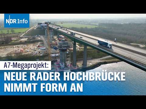 Präzisionsarbeit: Neue Brückenteile für die Rader Hochbrücke | NDR Info