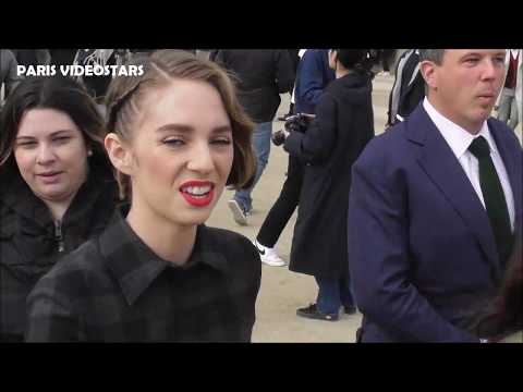 Maya HAWKE ( Robin in Stranger Things 3 ) @ Paris 25 february 2020 Fashion Week show Dior