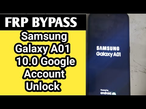 Samsung Galaxy A01 (10.0 + U7) Frp Bypass without pc 2020 / A015 Google Account Unlock - Unlock A01