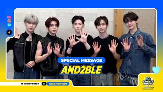 Download lagu [M COUNTDOWN X MEGA CONCERT] SPECIAL MESSAGE with AND2BLE (앤더블) mp3