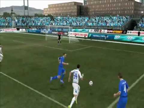 Vladimir Bystrov Cross Goal in FIFA 12