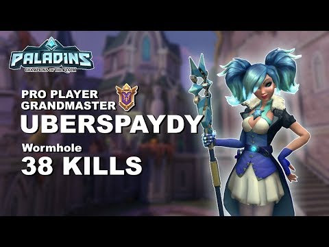 UBERSPAYDY Evie 38 KILLS!! Paladins Ranked Pro Grandmaster Gameplay