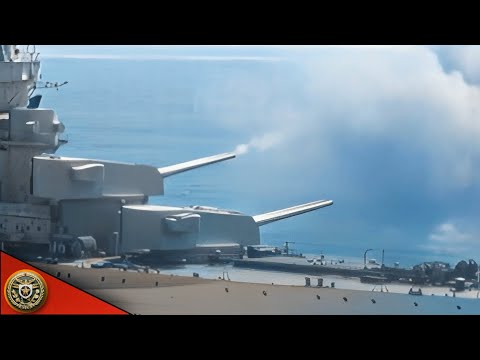 Zara Class heavy cruisers open fire | Italian navy in ww2 | Regia Marina {Colorized & Enhanced}