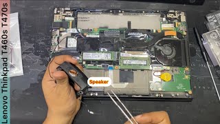 Lenovo Thinkpad T460s T470s Speaker replacement. How to change Lenovo Thinkpad T460s T470s Speaker.
