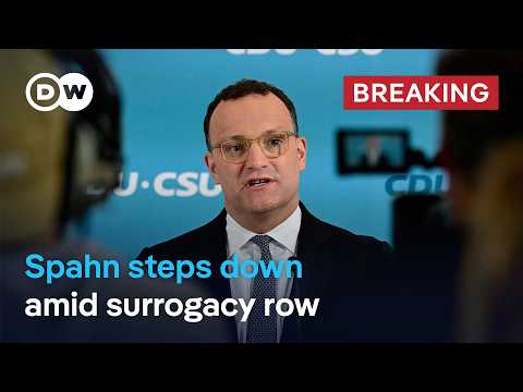 Tranh chấp mang thai hộ buộc Jens Spahn rời bỏ vai trò lãnh đạo phe bảo thủ | DW News (Surrogacy dispute forces Jens Spahn from conservative leadership role | DW News)