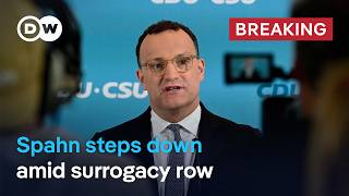 German CDU politician Jens Spahn resigns over surrogacy policy clash