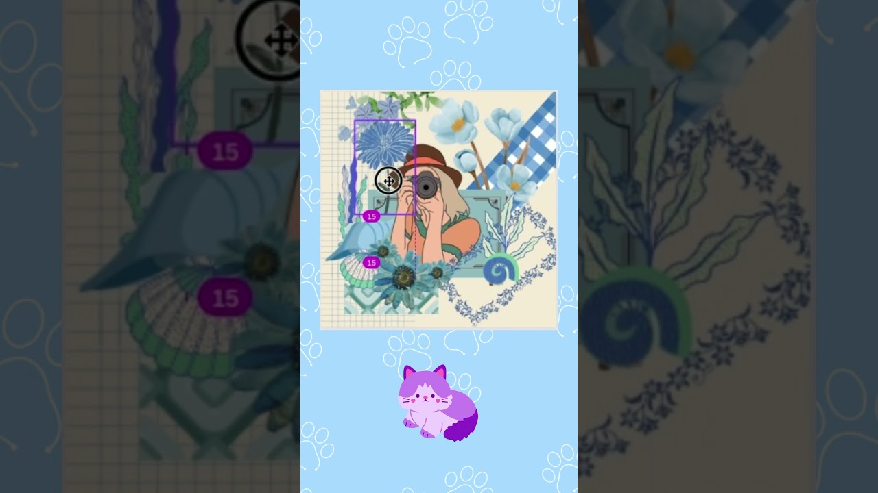 How to create digital scrapbook in Canva I Ideas 09