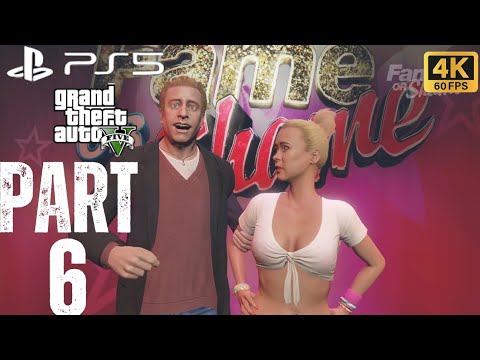 Grand Theft Auto V PS5 Walkthrough Gameplay Part 6 - FAME OR SHAME