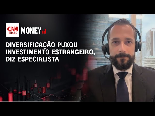 Diversificação puxou investimento estrangeiro, diz especialista | MONEY NEWS