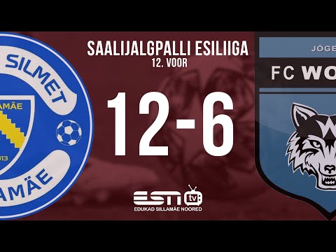 SILLAMÄE FC NPM SILMET II - FC ÄKSI WOLVES   12:6 │ SAALIJALGPALLI ESILIIGA 12.voor