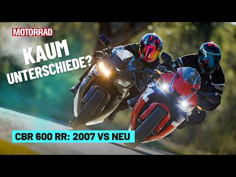 Honda CBR600RR: 2007 (PC40) vs. neu – was bringt die Entwicklung in knapp 20 Jahren?