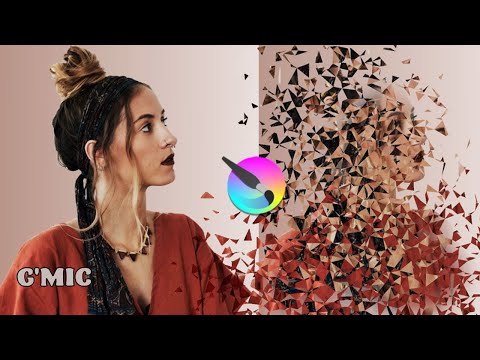 KRITA 5.1.3 - QUICK TIP - TRANSFORM AN IMAGE AND MAKE IT LOOK LIKE IT EXPLODED INTO PIECES