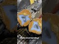Polish up the thunder egg with me #crystals #rockhound #rockpolishing #thunderegg #agate #polish