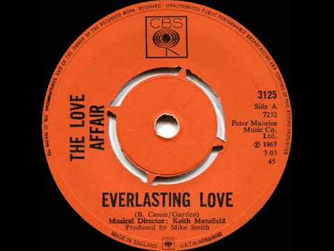 1968 The Love Affair - Everlasting Love (mono 45--#1 UK hit)