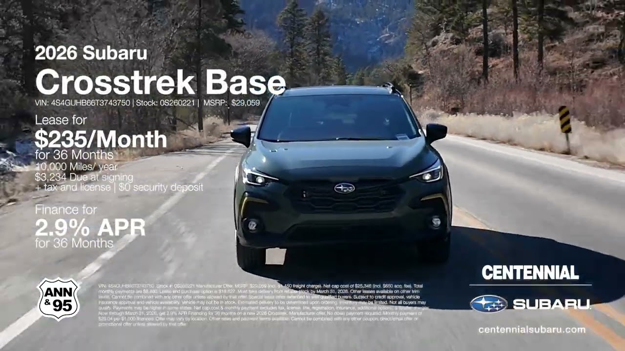 New Subaru Models | Centennial Subaru