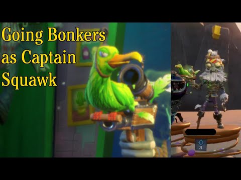 Going Bonkers as Captain Squawk