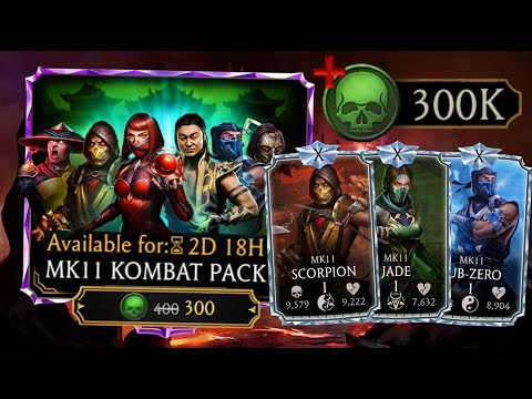 I Spent 300K Souls on MK 11 KOMBAT PACK in MK Mobile!