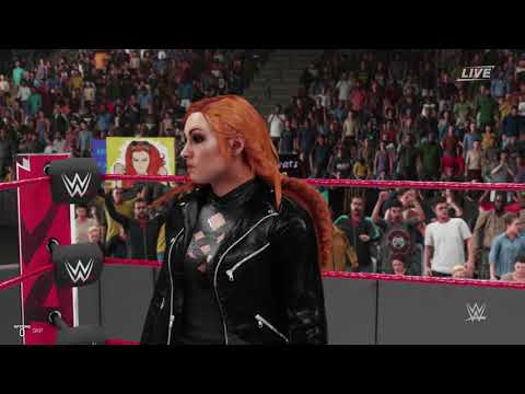 WWE2K19: Becky Lynch VS Mickie James