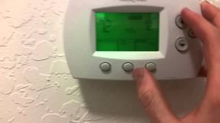How to change minimum temp on a honeywell thermostat