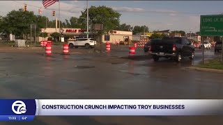 'Really going to impact us': Troy lane closures worry businesses in busy season
