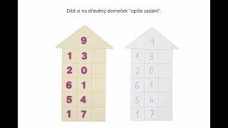 Velká sada počítacích květin, pyramid a domečků (s květinou v přírodní barvě)