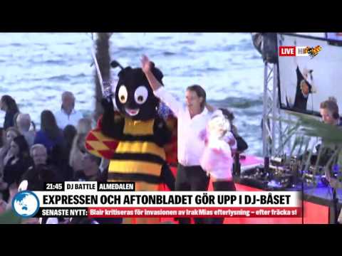 DJ-battle: Anna och Alex röjer loss till Icona Pop