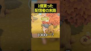 視聴者に1億円貰った乞食が金を稼いだ結果 #そらびび #あつまれどうぶつの森 #あつ森 #ゲーム実況