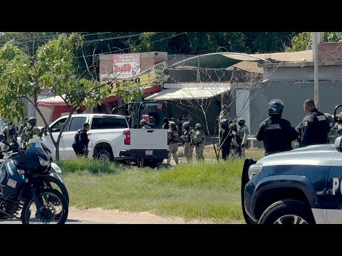 THIS WAS THE DEPLOYMENT TO RESCUE THE "LEVANTADO" ESCORT SOUTH OF CULIACÁN