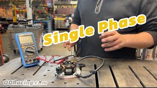 How to test single phase stator monkey dax c90