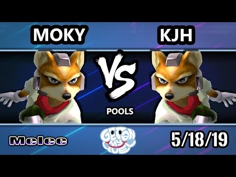 GOML 2019 SSBM - KJH (Fox) Vs. Moky (Fox) Smash Melee Tournament Pools