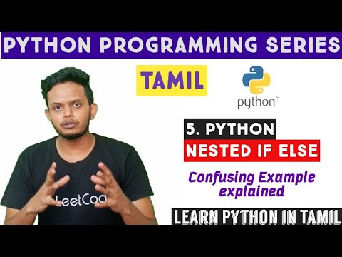Nested If Else In Python Python Tutorial In Tamil Adi Explains