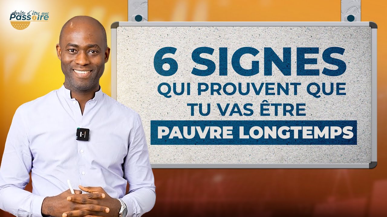 6 signes qui prouvent que tu risque mourir Pauvre    !