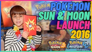 Pokémon Sun & Moon Launch.