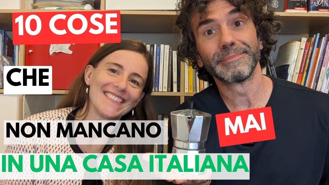 10 COSE che NON MANCANO MAI in una Casa Italiana (sub ITA)|Conversazione in Italiano (B1 - C1)