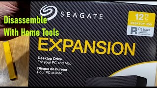 Easy Disassembly of Seagate Expansion 12TB USB Drive