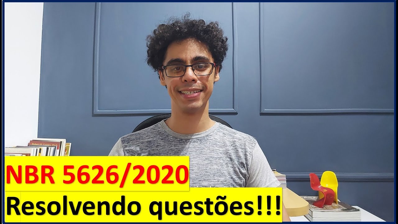RESOLVENDO QUESTÕES DA NBR 5626/2020 - Instalações prediais de água fria e água quente!!!
