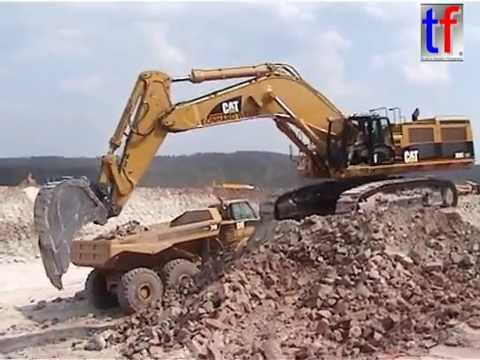 Caterpillar 385C LME & 740's, Leonhard Weiss / A 73, Coburg - Ebersdorf, Germany, 20.04.2006.