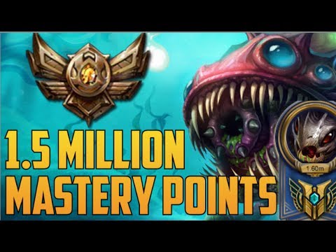 BRONZE 5 KOG'MAW 1,500,000 MASTERY POINTS- Spectate Highest Mastery Points on Kog'maw