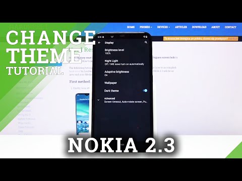 How to Change Device Theme on Nokia 2.3 – Theme Settings