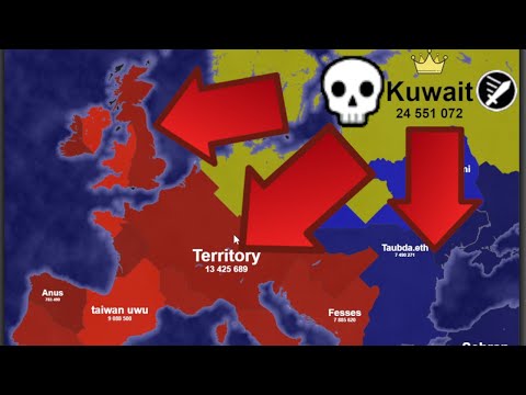 Conquering Europe All On My Own! Territory Games io - Territorial IO